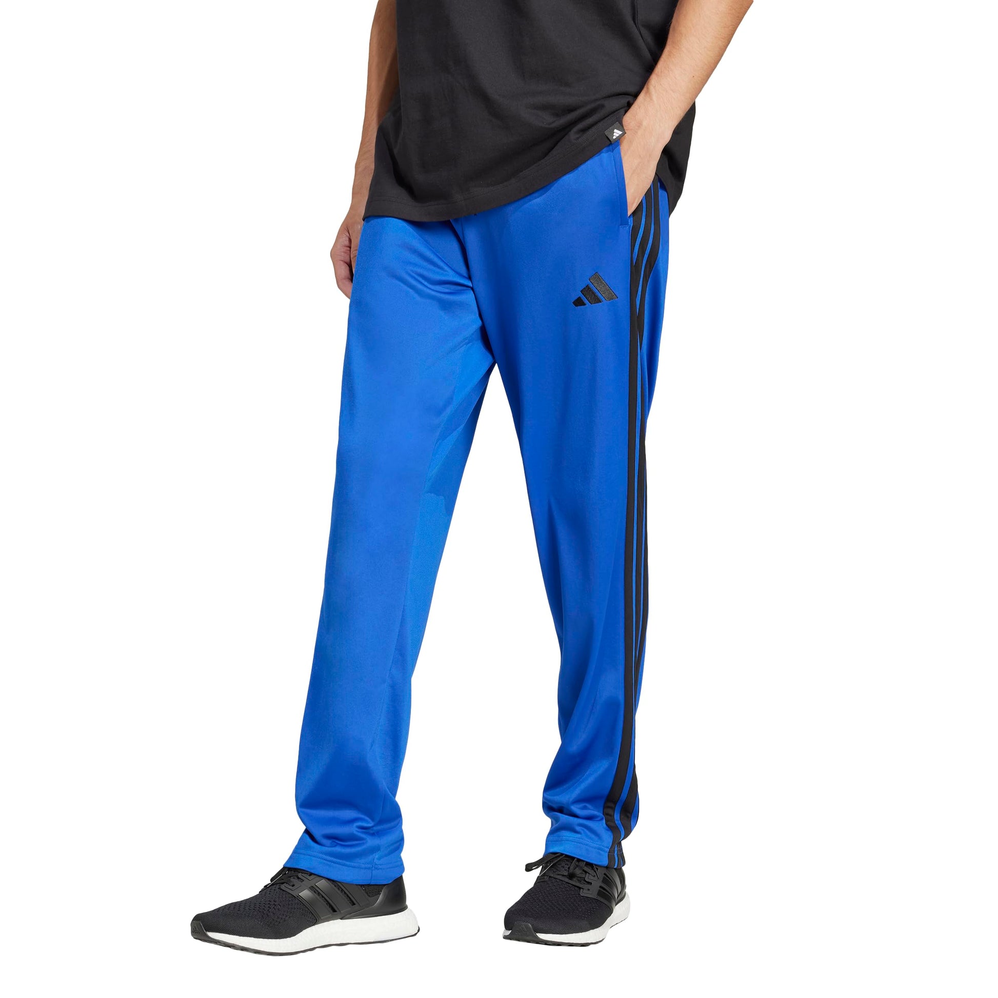 Men's 3-Stripes Tricot Open Hem Track Pants