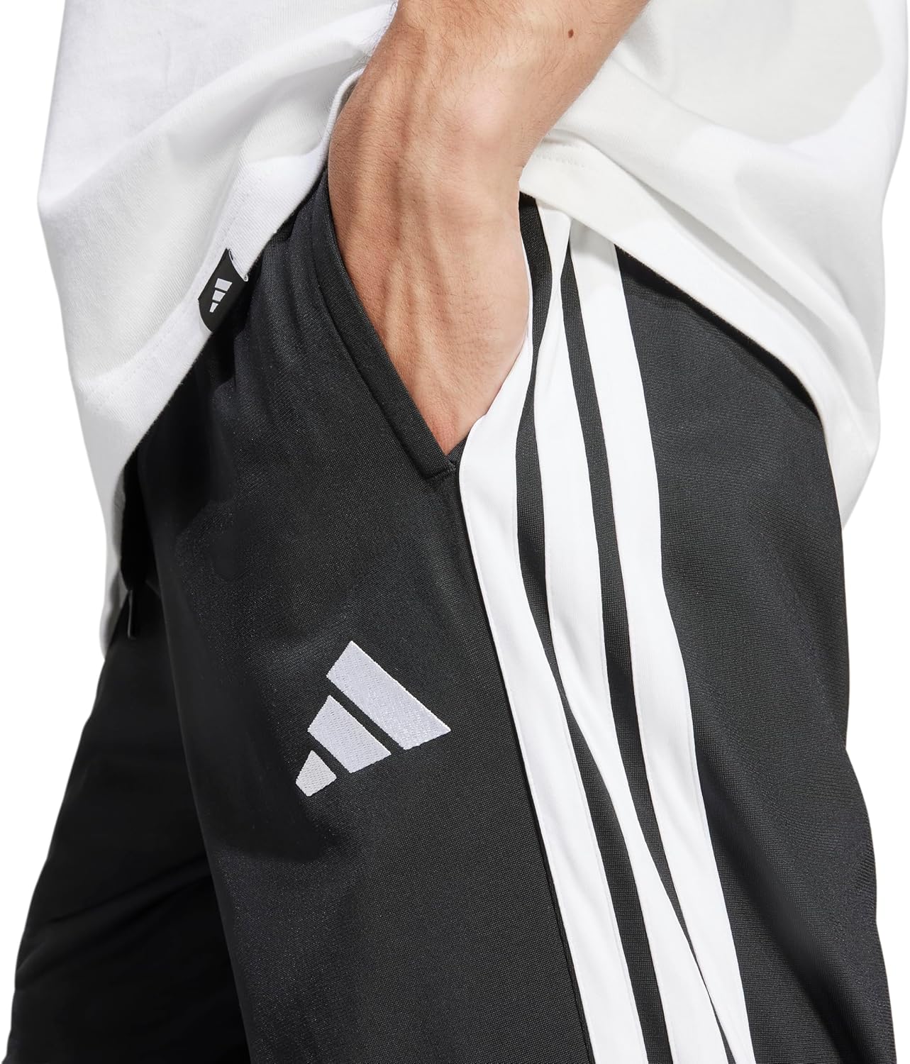 Men's 3-Stripes Tricot Open Hem Track Pants